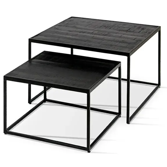 salontafelset Minsk zwart