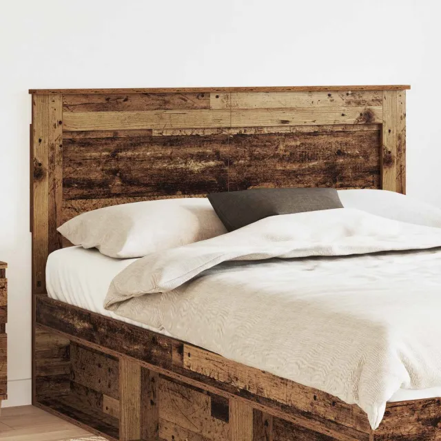 vidaXL Hoofdbord Oud Hout Bewerkt hout Bruin