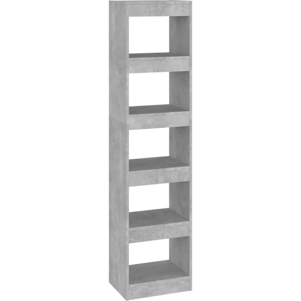 vidaXL Boekenkast/kamerscherm 40x30x166 cm betongrijs