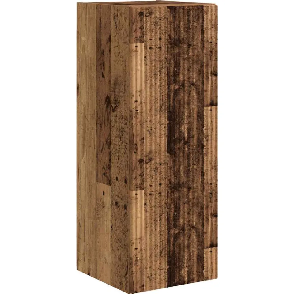 vidaXL TV Wandkast 30 x 31 x 80 cm Oud Hout Bewerkt hout bruin, foto 3