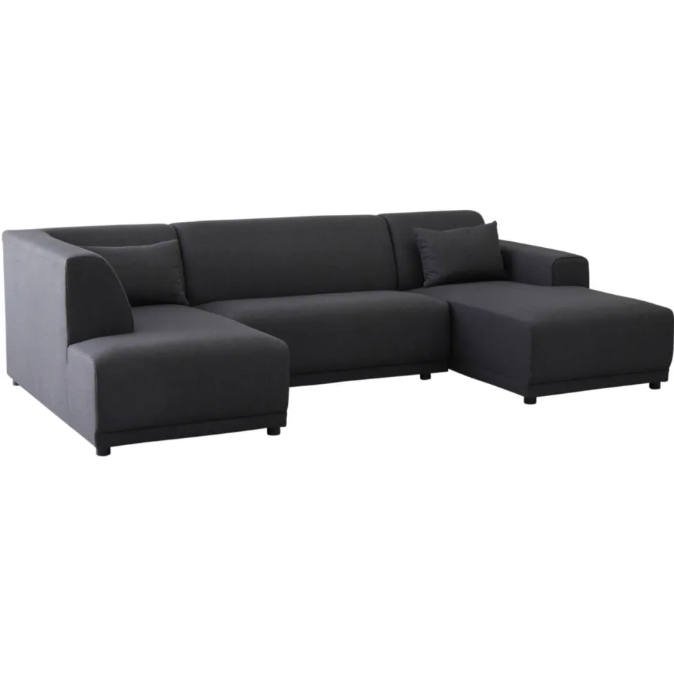 Wehkamp Home U-bank Bornholm - antraciet, foto 3
