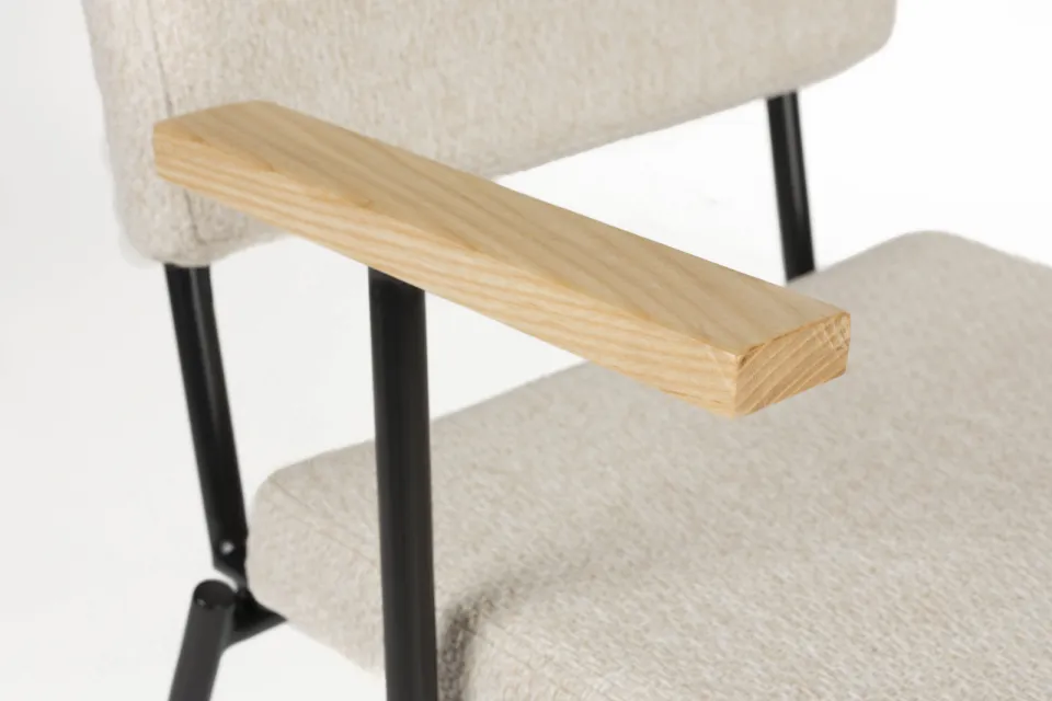 Zuiver Fellow eetkamerstoel beige, foto 6