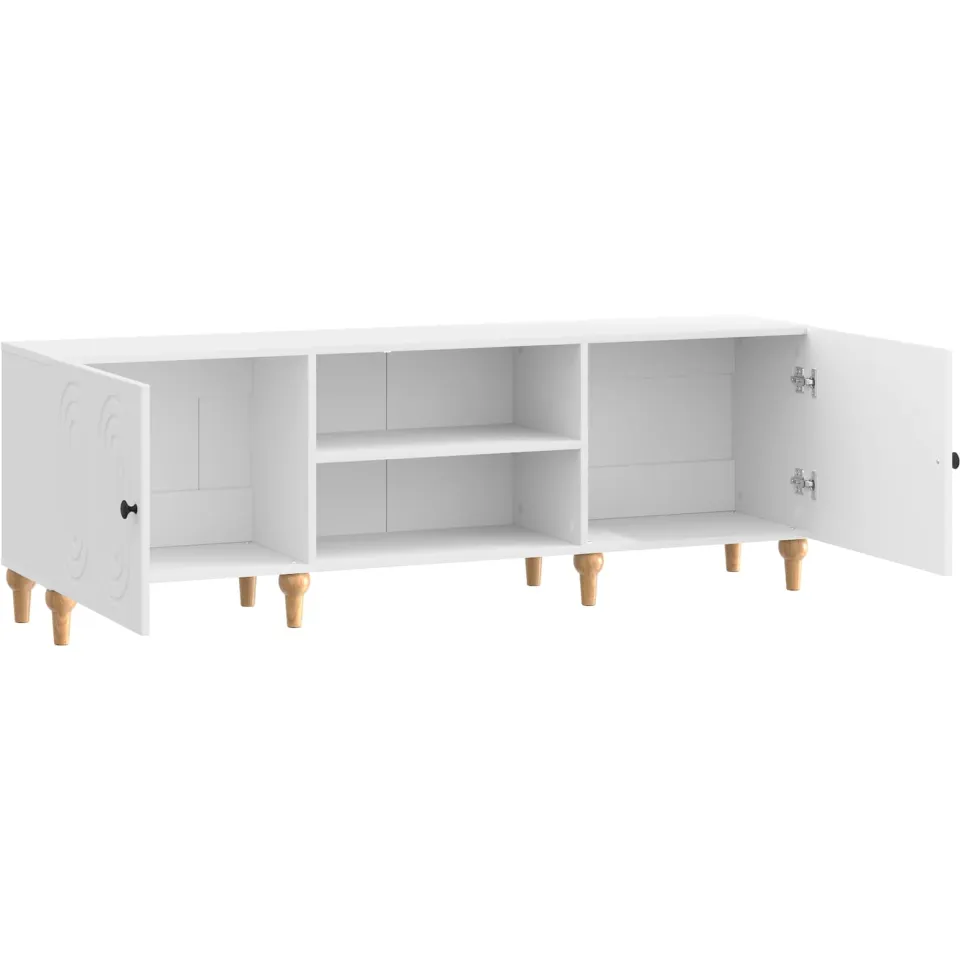 vidaXL TV-kast 150 x 31 x 50 cm Hoogglans Wit Bewerkt hout, foto 4
