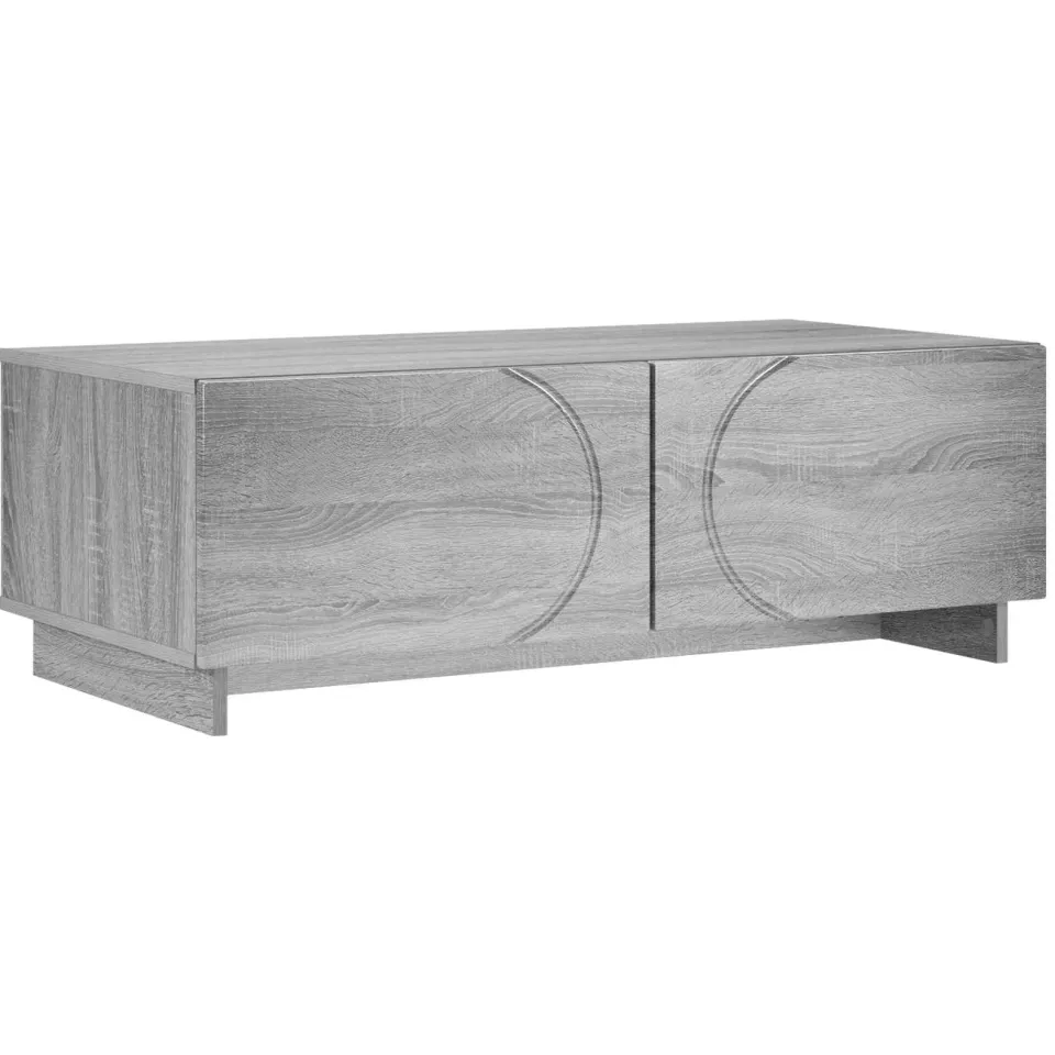 vidaXL Salontafel Grijs Sonoma 102 x 50,5 x 35 cm Bewerkt hout, foto 3