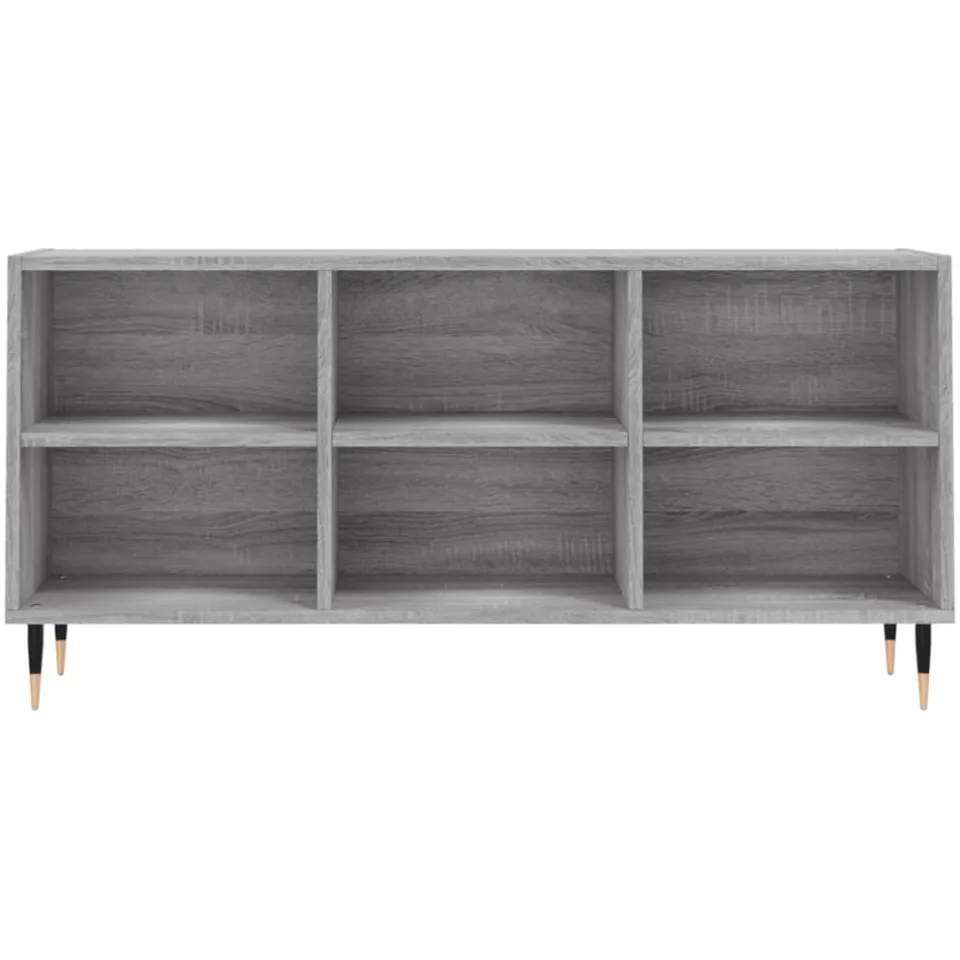 vidaXL Tv-meubel 103,5x30x50 cm bewerkt hout grijs sonoma eikenkleurig