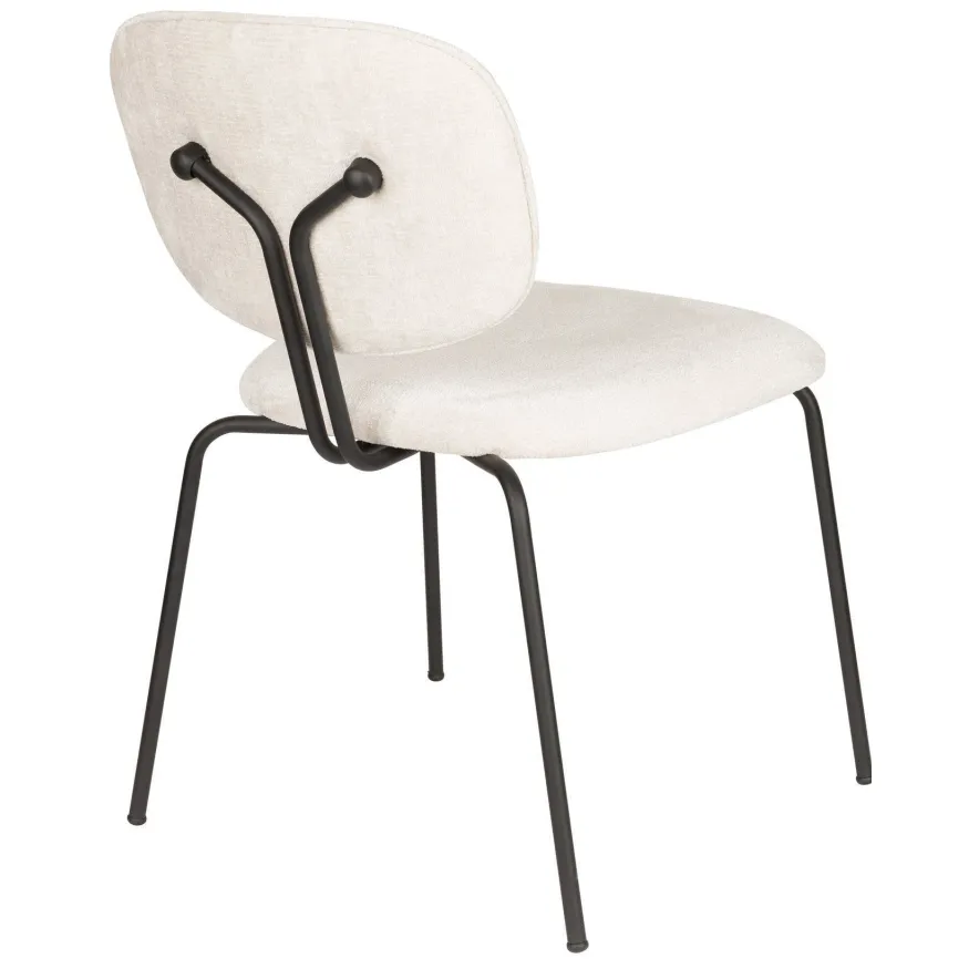 Housecraft Living Bouton eetkamerstoel beige, foto 5
