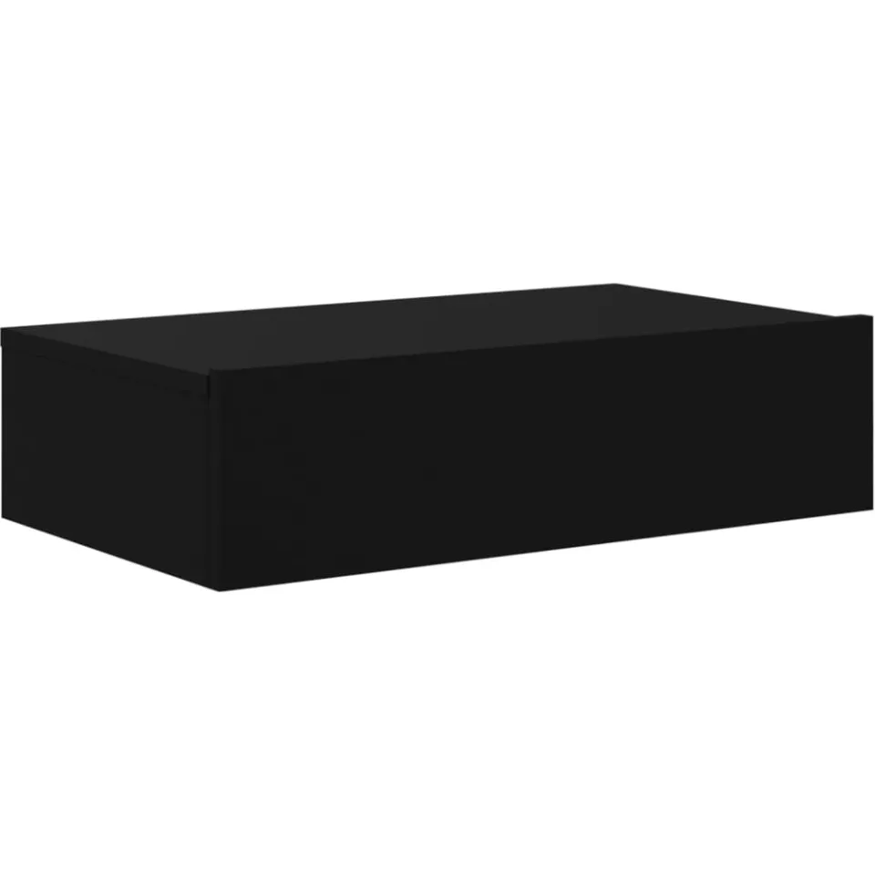 vidaXL Tv-meubel met LED-verlichting 60x35x15,5 cm zwart