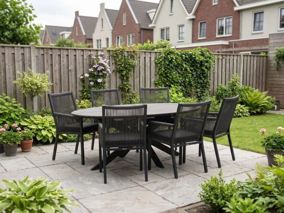 Manifesto Furniture Manifesto Rivola/Fidenza ovaal 220cm dining tuinset 7-delig, foto 4