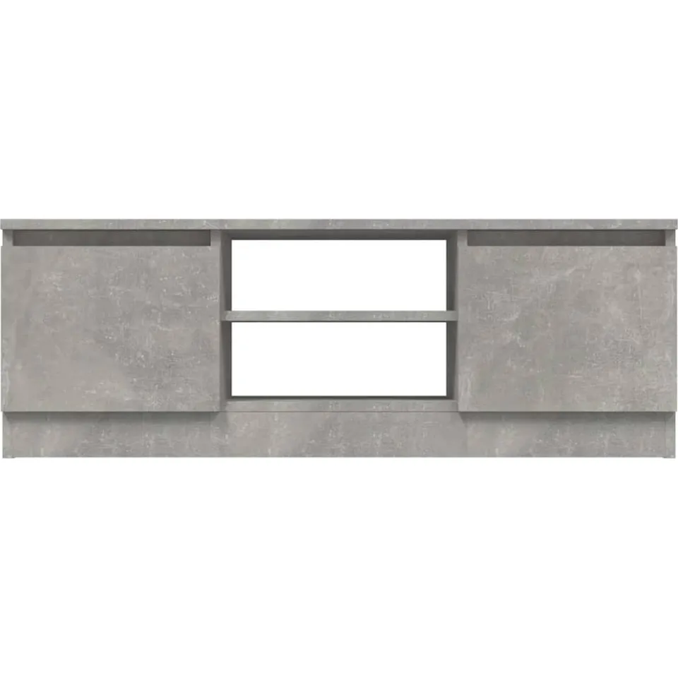 vidaXL Tv-meubel met deur 102x30x36 cm betongrijs grijs, foto 4