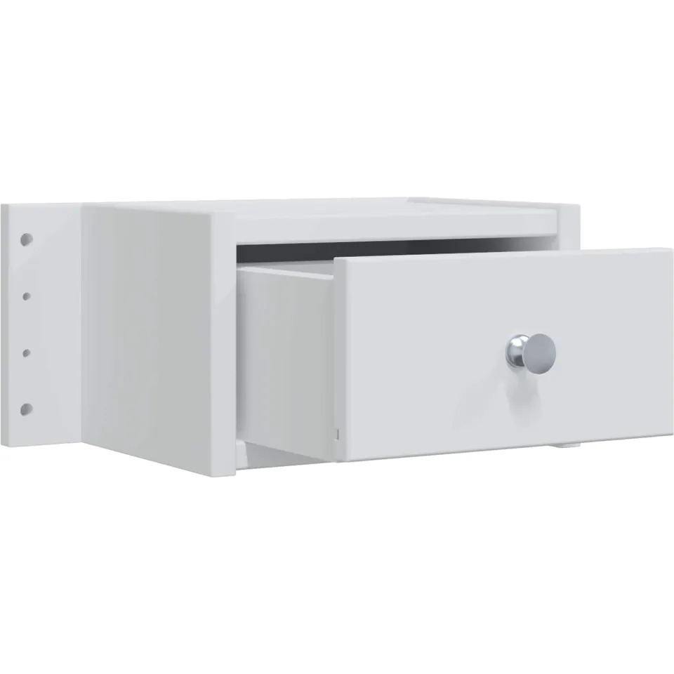 vidaXL Toilettafel Set FAUSKE 3 st Wit 76 x 50 x 143 cm, foto 4