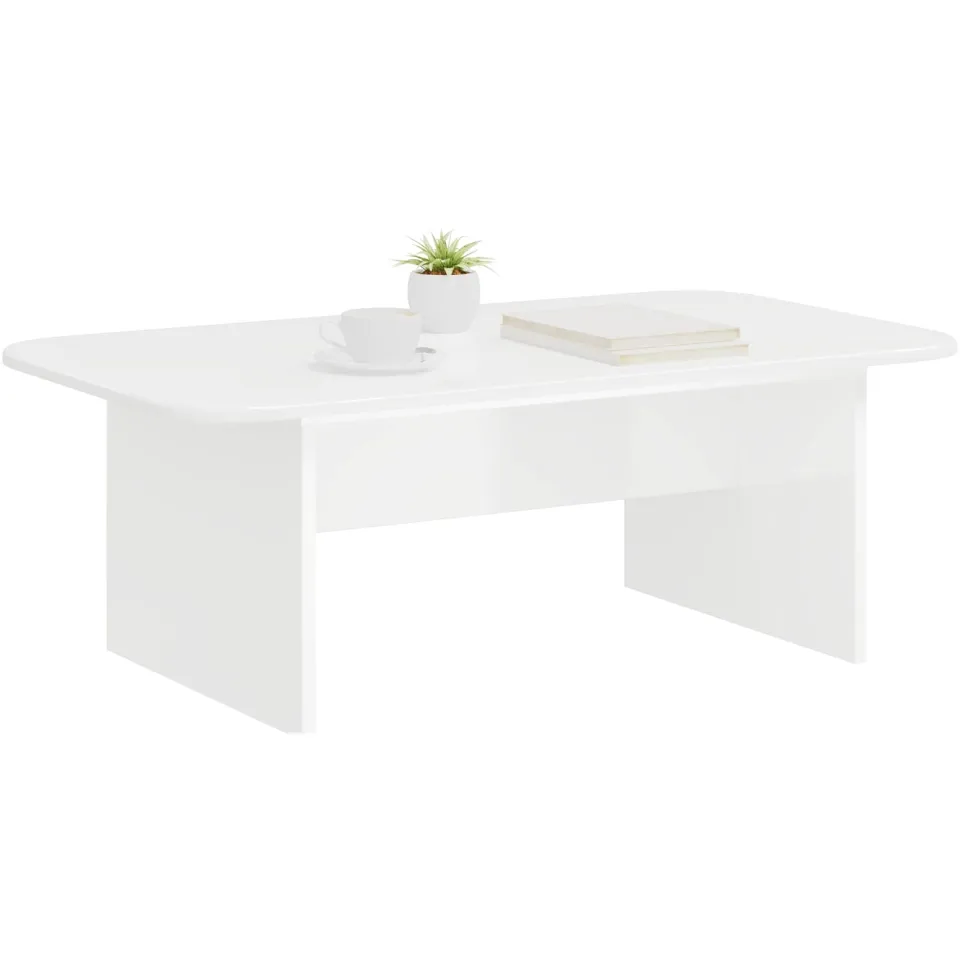 vidaXL Salontafel Wit 93 x 53 x 33 cm Bewerkt hout