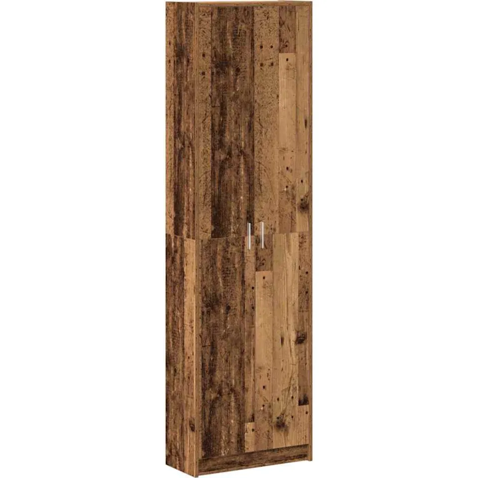 vidaXL Kledingkast Oud Hout 55 x 25 x 189 cm bruin, foto 3