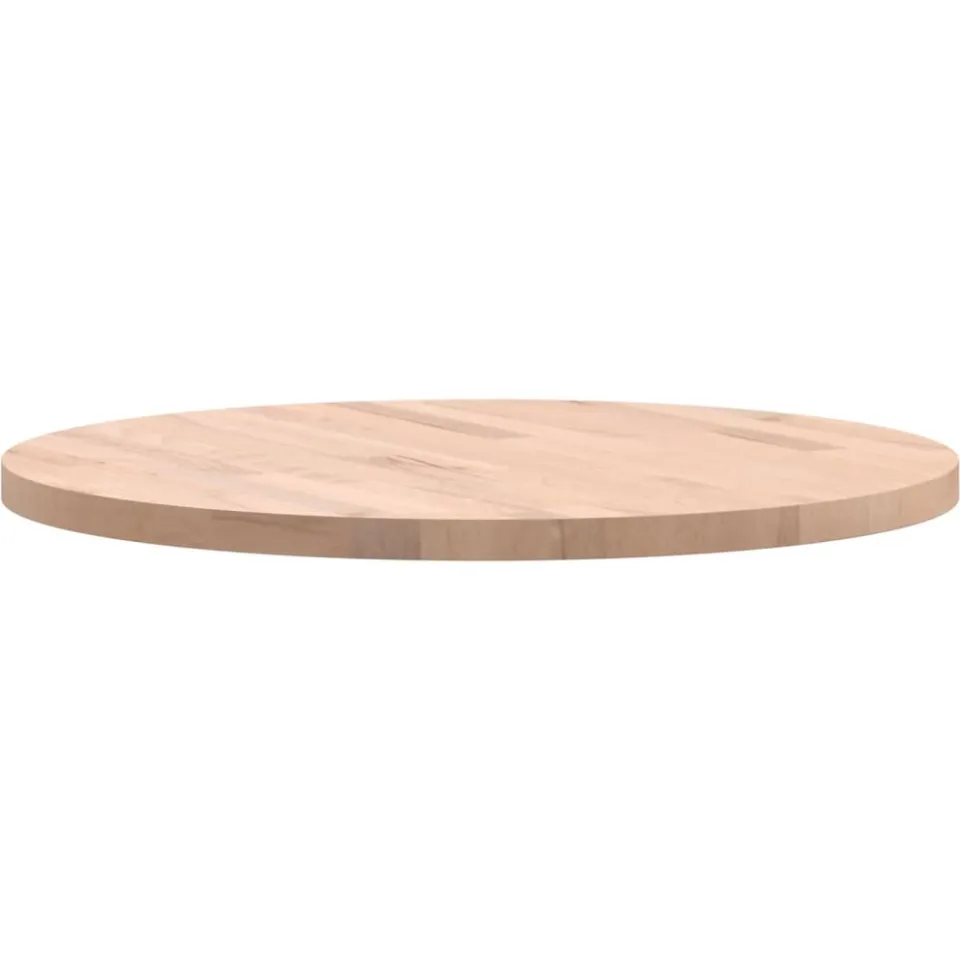 vidaXL Tafelblad rond Ø60x2,5 cm massief beukenhout Bruin