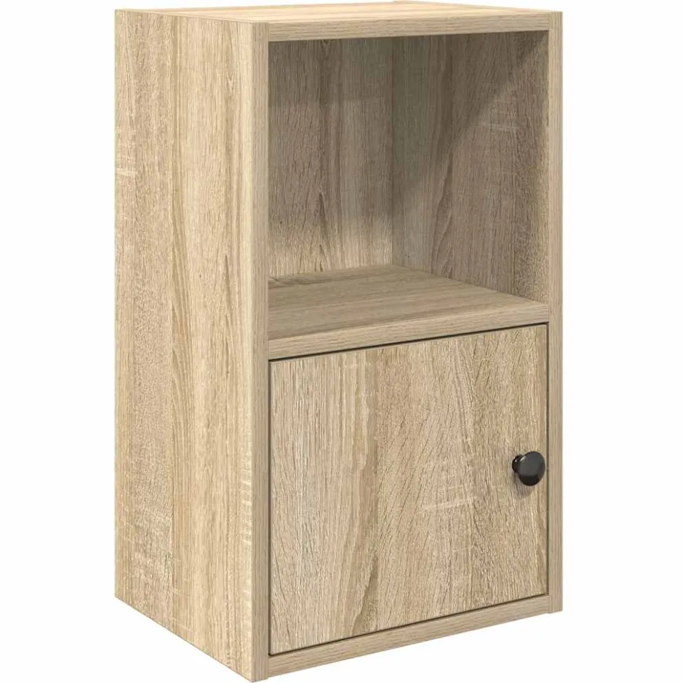 vidaXL Boekenkast 31x24x52 cm bewerkt hout sonoma eikenkleurig, foto 3