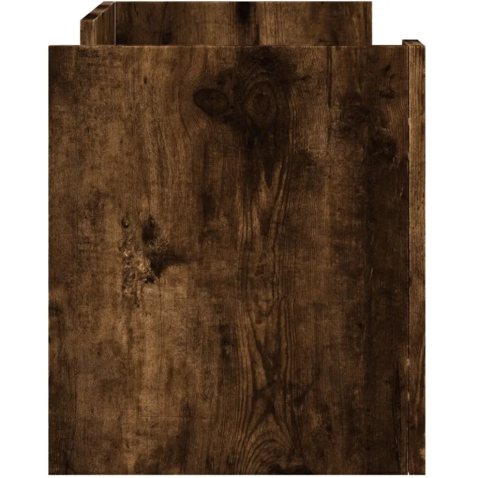 vidaXL Tv-meubel 80x35x40 cm bewerkt hout gerookt eikenkleurig, foto 4