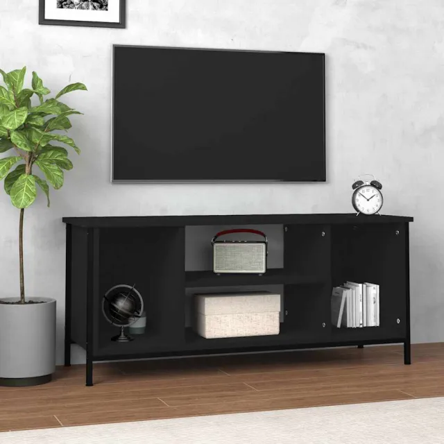 vidaXL Tv-meubel 102x35x45 cm bewerkt hout zwart, foto 2