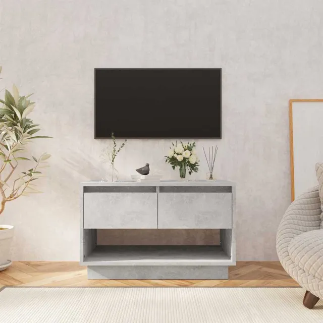 vidaXL Tv-meubel 70x41x44 cm bewerkt hout betongrijs grijs, foto 2