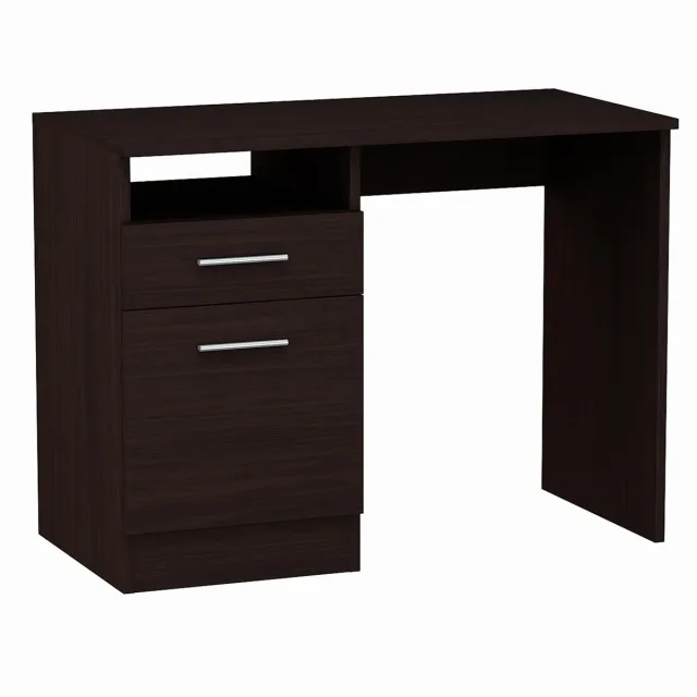 ufc BODO DSP Serie - Bureau - Wenge - 100cm - Met Schuiflade en Kast