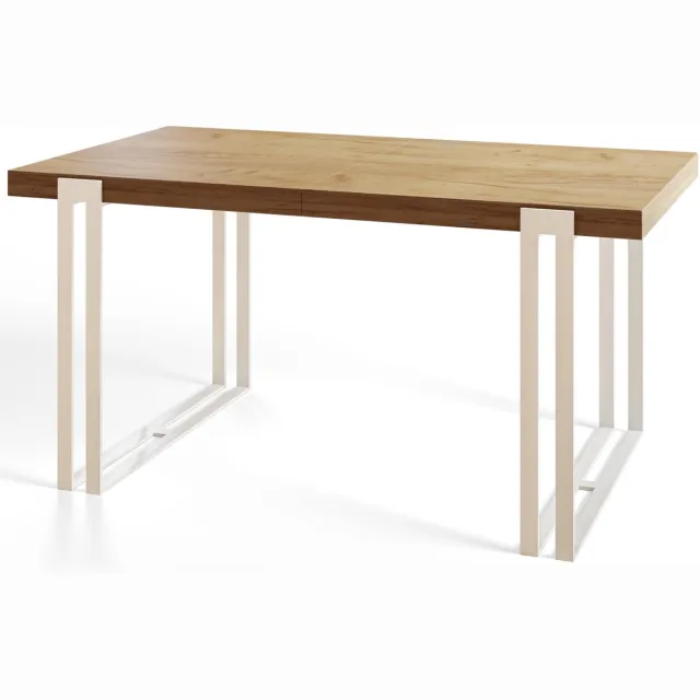ALPİ Alpi Moebel - Uittrekbare Eettafel Rosa 160-260x90x77 cm - Craft