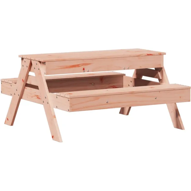 GranMaison Picknicktafel - Kinderen - Tuintafel - Multifunctionele Picknick tafel - Speeltafel - Geschikt voor Buiten - Douglashout natuurlijk hout