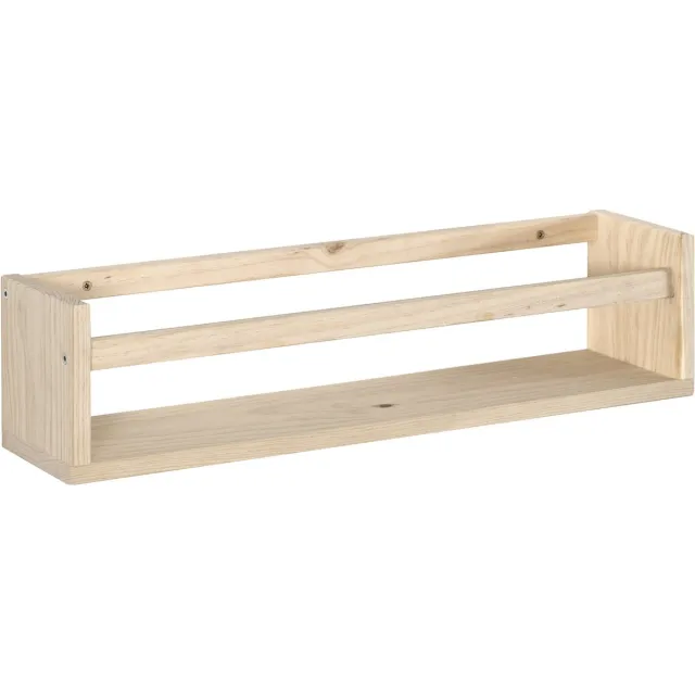 Astigarraga Wandplank - wandrek - kruidenrek - 60cm - PEFC dennenhout Beige