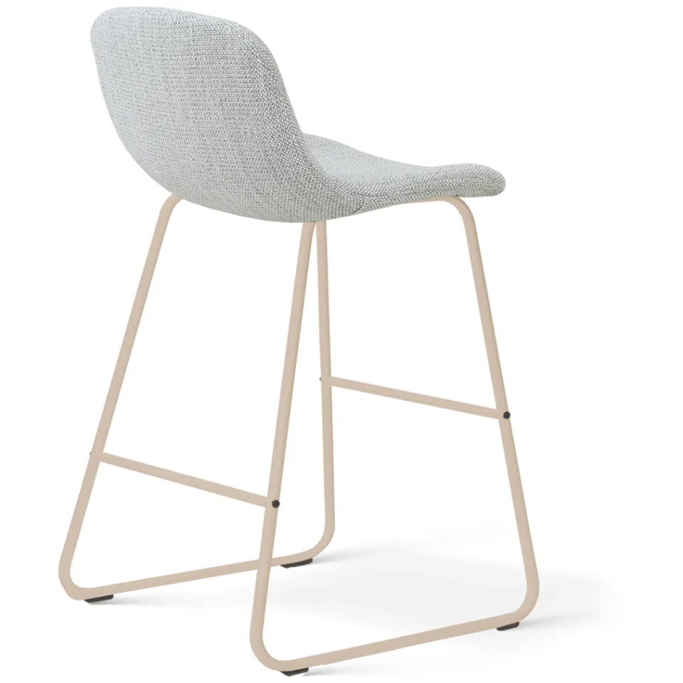 Nolon Nino-Mats barkruk grijs melange - beige onderstel - 65 cm, foto 3