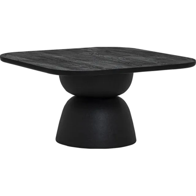 Tower Living Barza coffeetable 80x80x42 KD black Zwart