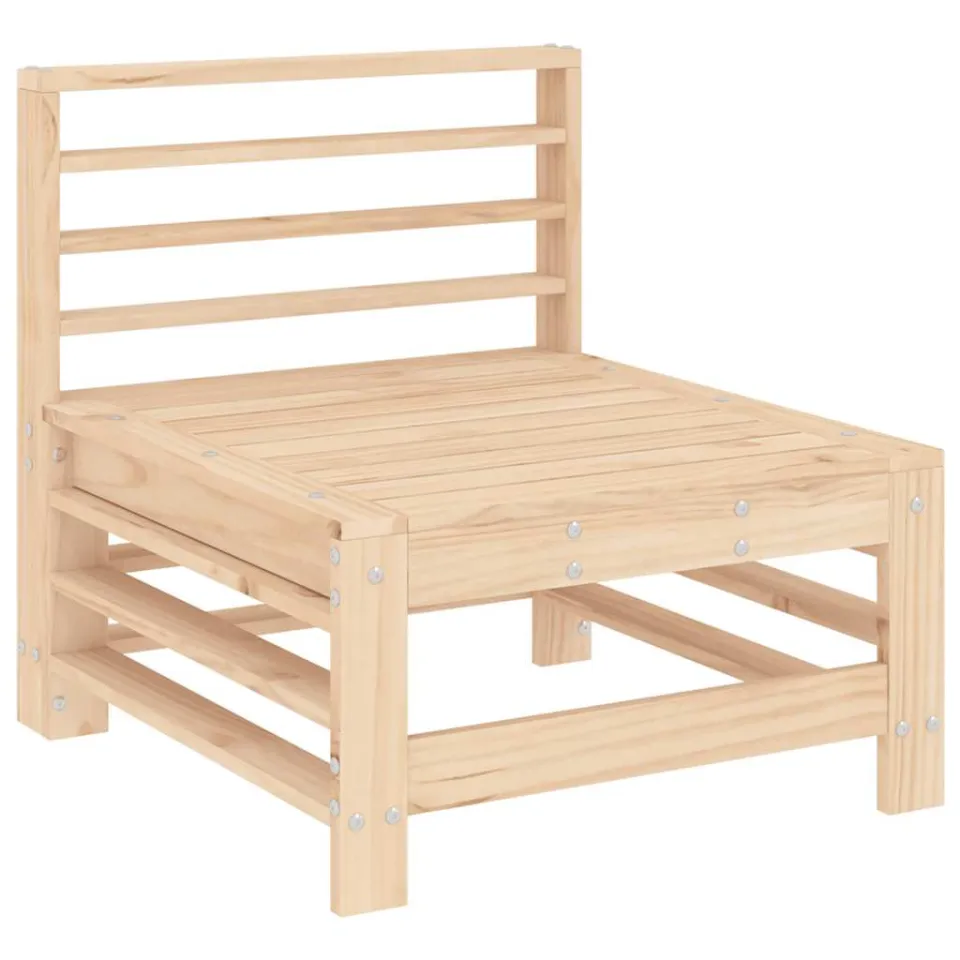 vidaXL 7-delige Loungeset massief grenenhout bruin, foto 4