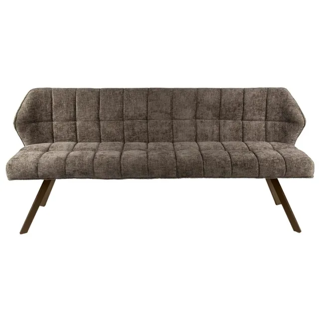 AnLi Style Eetkamerbank Raster taupe bruin