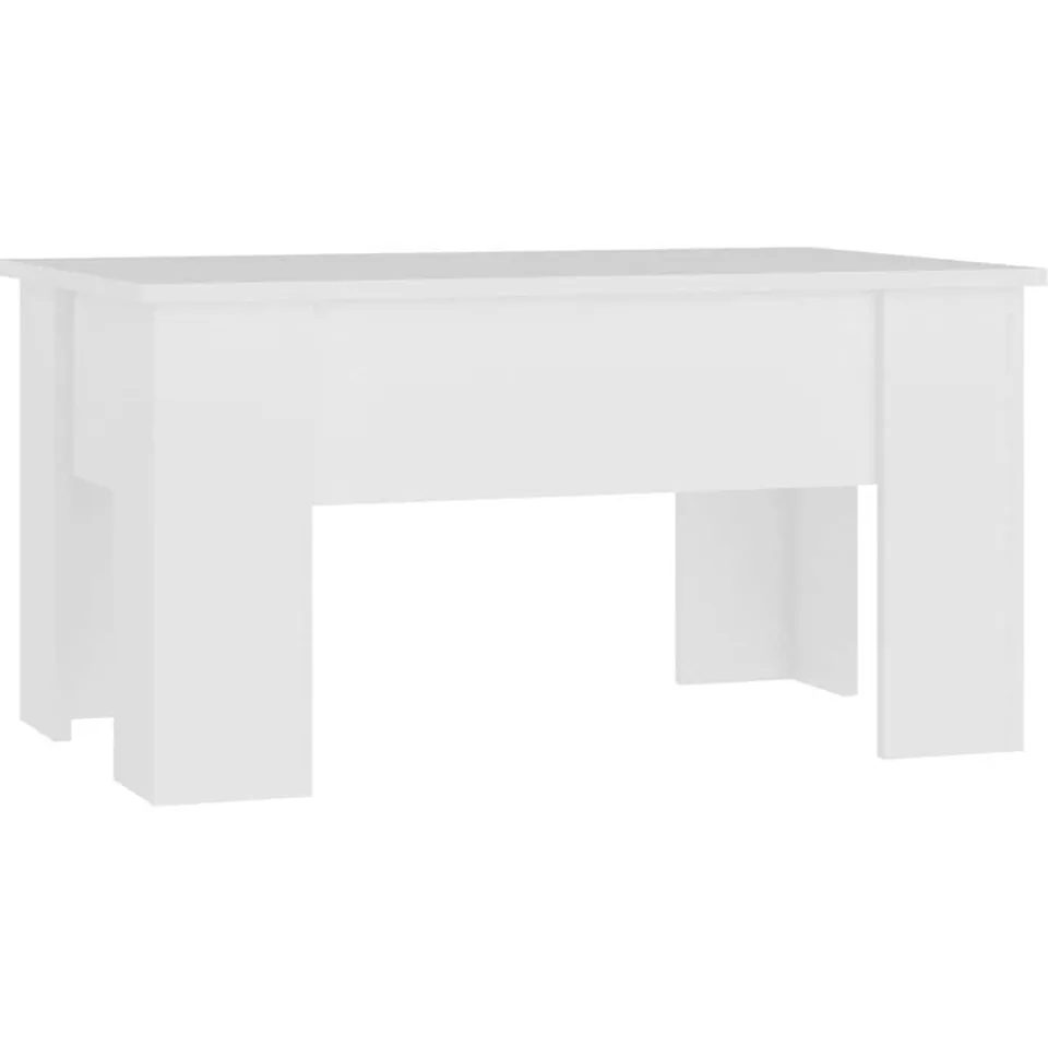 vidaXL Salontafel 79x49x41 cm bewerkt hout wit