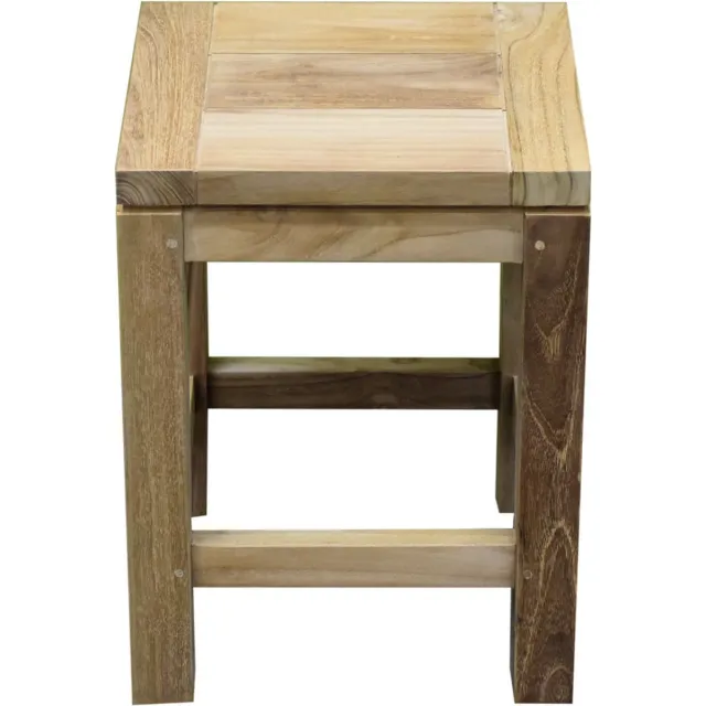 AVH-Collectie Boris bijzettafel 35x35xH46 cm teak Bruin / Terre