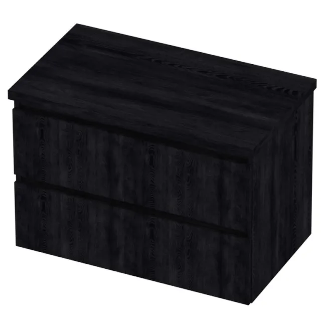 Proline Deck Badmeubelset Symmetrisch Gefreesd 80x46x55 cm Charcoal Oak Eiken