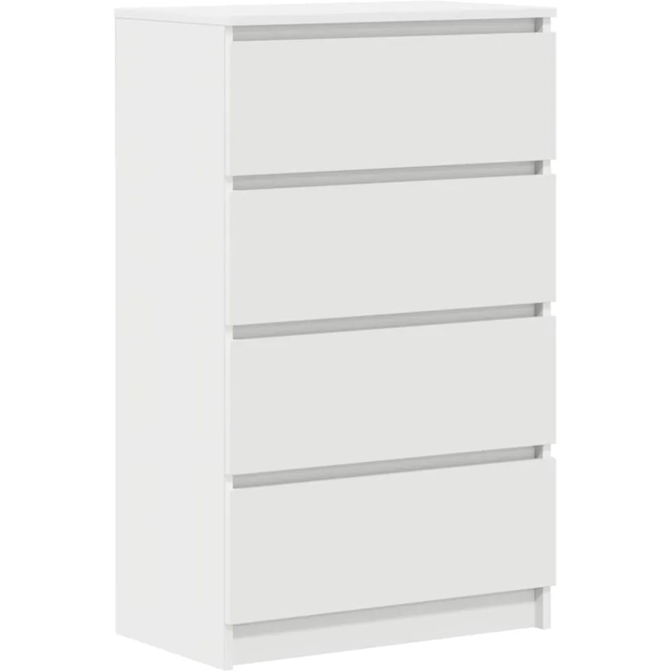 vidaXL Dressoir 60x35x98,5 cm bewerkt hout wit