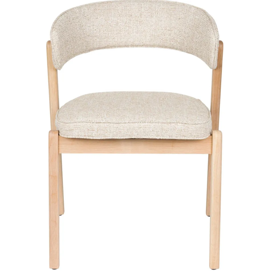 Zuiver Bright eetkamerstoelen set van 2 beige, foto 3