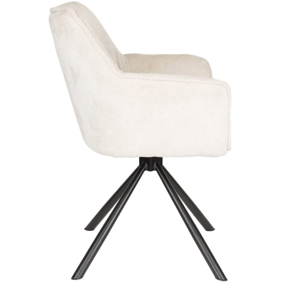Housecraft Living Kodak eetkamerstoel beige, foto 4
