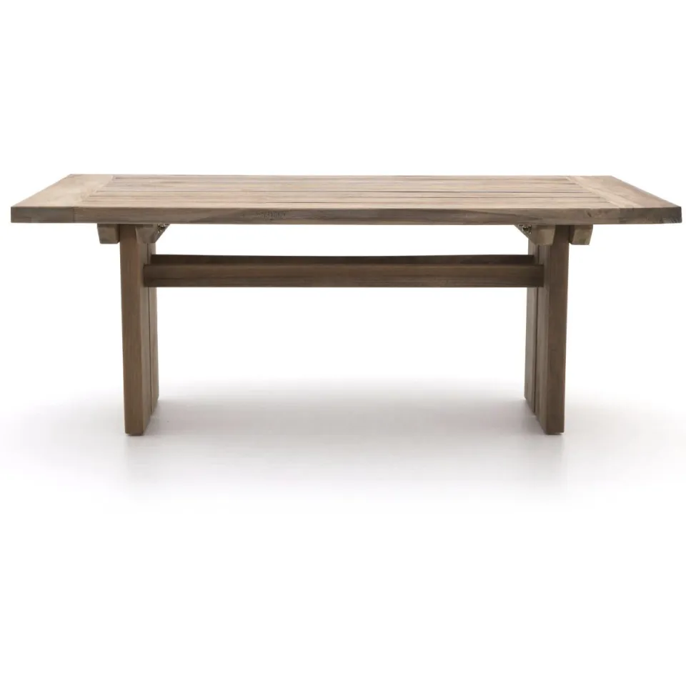 ROUGH Furniture ROUGH-L lounge/dining tuintafel 160x90x61cm Bruin