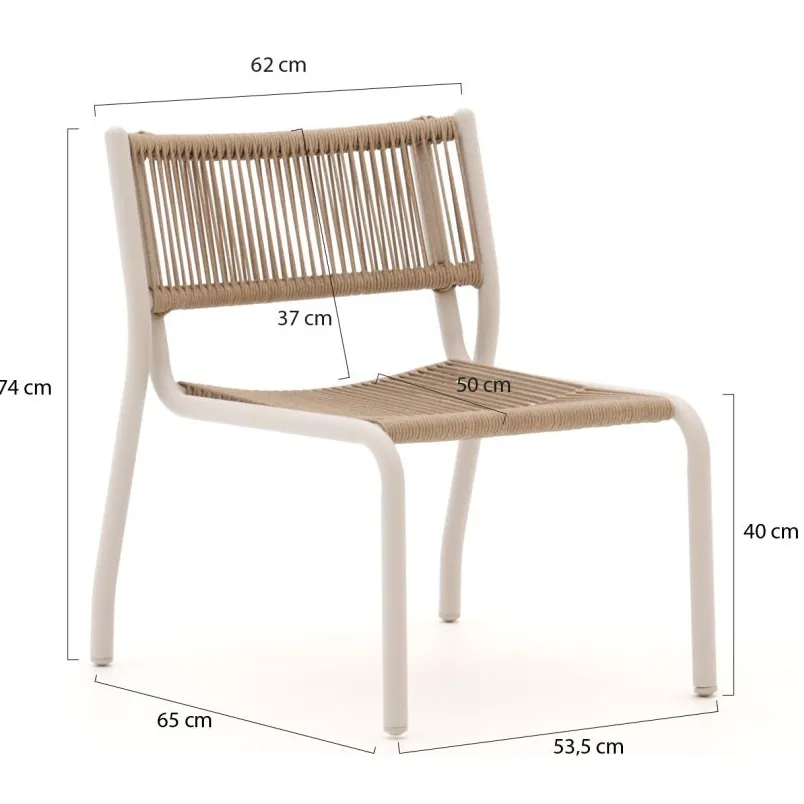 Manifesto Furniture Manifesto Misurina lounge tuinstoel stapelbaar taupe, foto 2