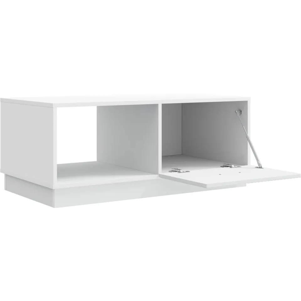 vidaXL Salontafel Wit 90 x 50 x 37 cm Bewerkt hout