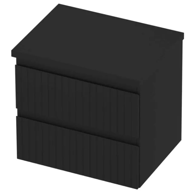 Proline Deck Badmeubelset Symmetrisch Gefreesd 60x46x55 cm Mat Zwart