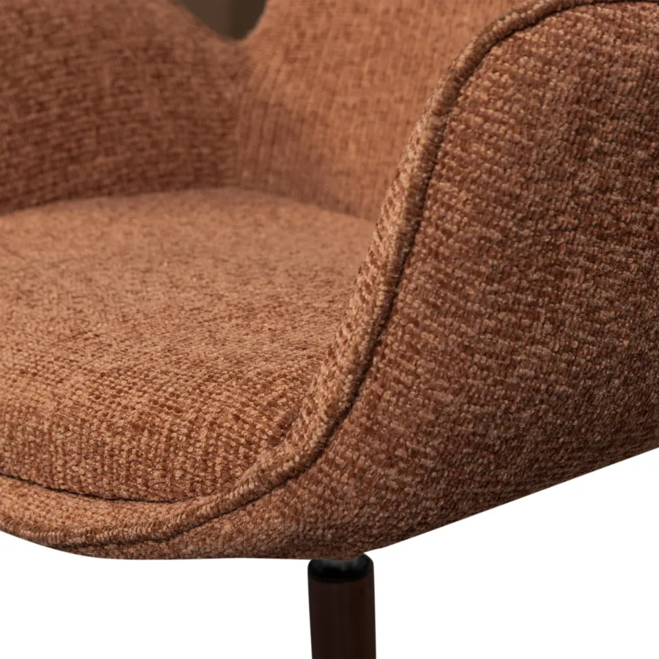WOOOD fauteuil Marten oranje, foto 3