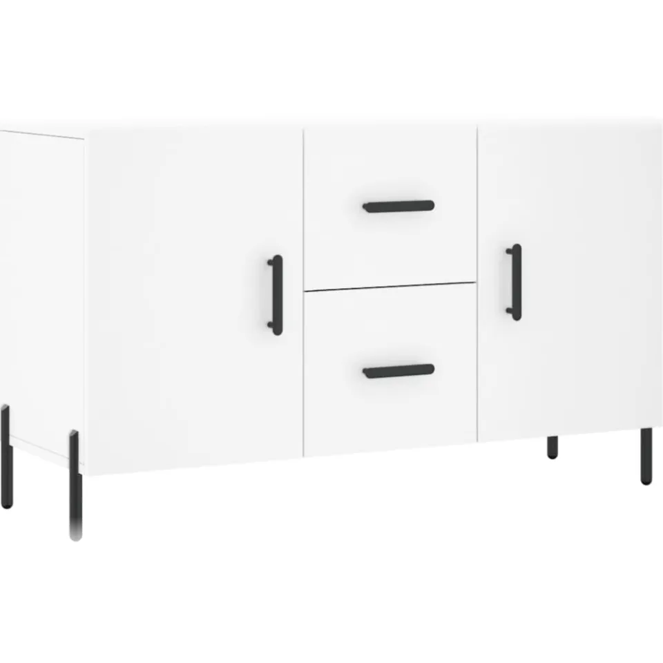 vidaXL Dressoir 100x36x60 cm bewerkt hout wit