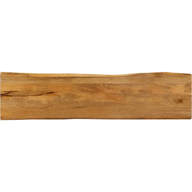 vidaXL Tafelblad met natuurlijke rand 180x40x3,8 cm massief mangohout Bruin
