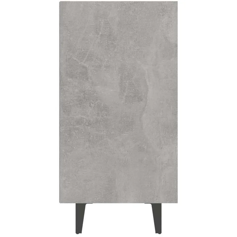 vidaXL Dressoir 103,5x35x70 cm bewerkt hout betongrijs grijs, foto 4