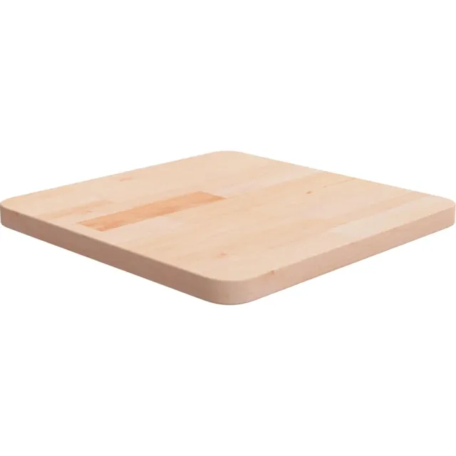 vidaXL Tafelblad vierkant 40x40x2,5 cm onbehandeld massief eikenhout Bruin