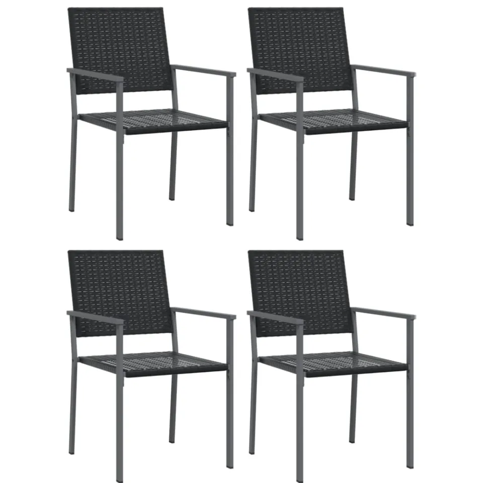 vidaXL 5-delige Tuinset poly rattan en staal, foto 3