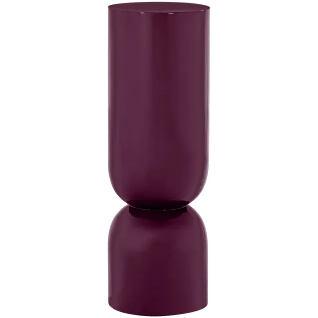 WOOOD Toval pot hoog plantenstandaard donkerpaars dark purple