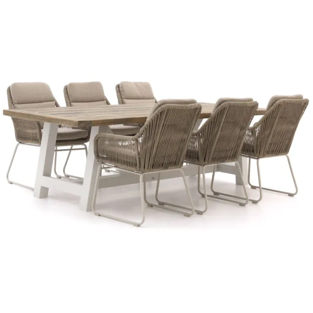 Intenso Furniture Intenso Isorella/Bresimo 260cm dining tuinset 7-delig bruin, foto 2