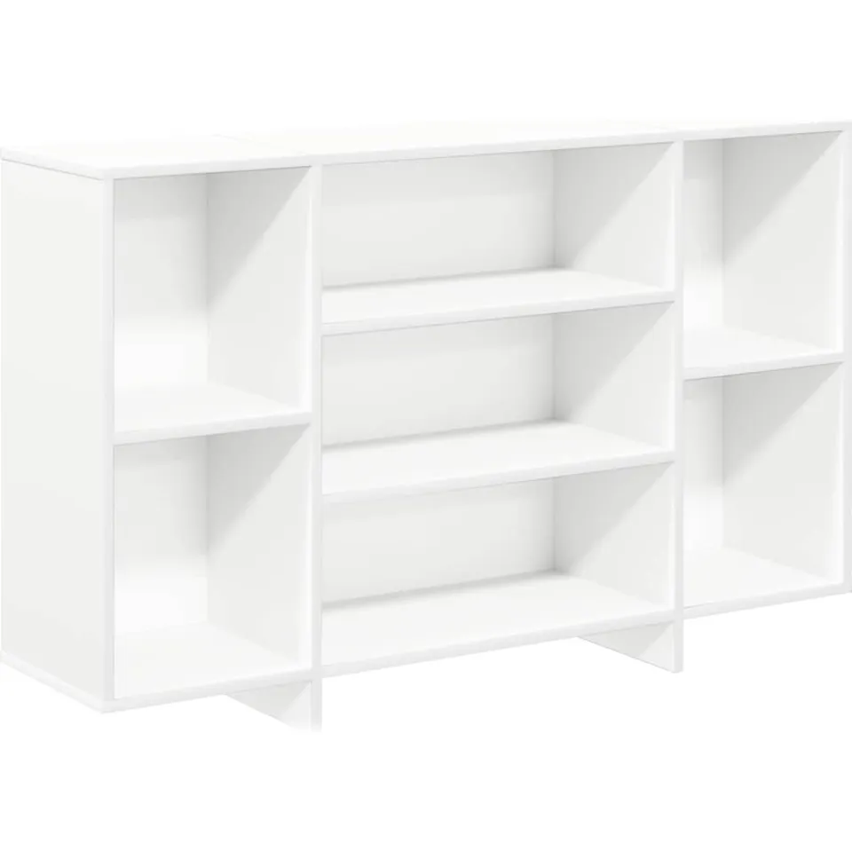 vidaXL Dressoir 120x30x75 cm bewerkt hout wit