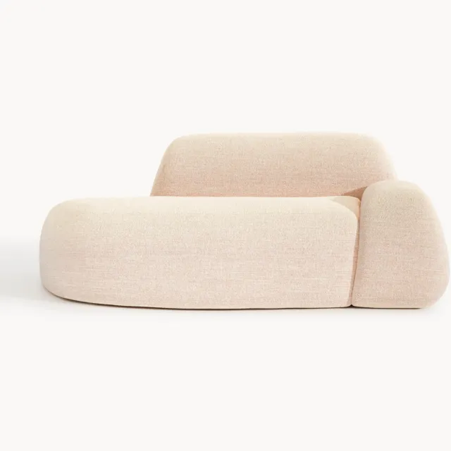 Westwing Collection Bouclé bank Wolke (2-zits) roze