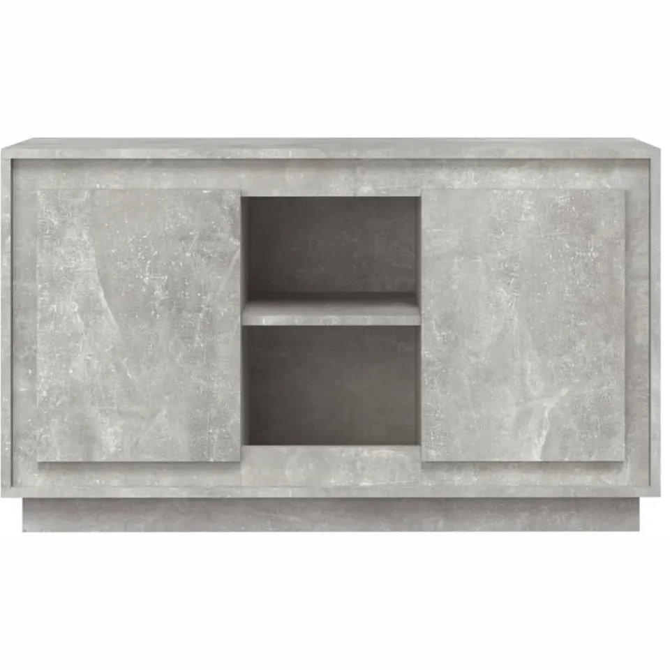 vidaXL Dressoir 102x35x60 cm bewerkt hout betongrijs grijs, foto 4